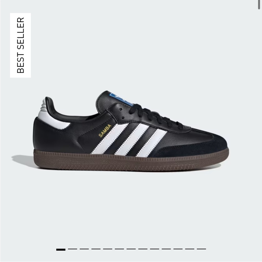 Adidas Samba Black and White Trainers